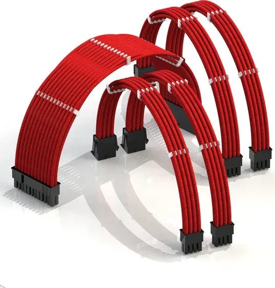 LinkUP PSU Cable Extension Kit, Red | PWR - EXTMOD - RZ - RD30 - 882991504084 - Vektra Computers LLC LinkUP PSU Cable Extension Kit, Red | PWR - EXTMOD - RZ - RD30 - 882991504084 - Vektra Computers LLC